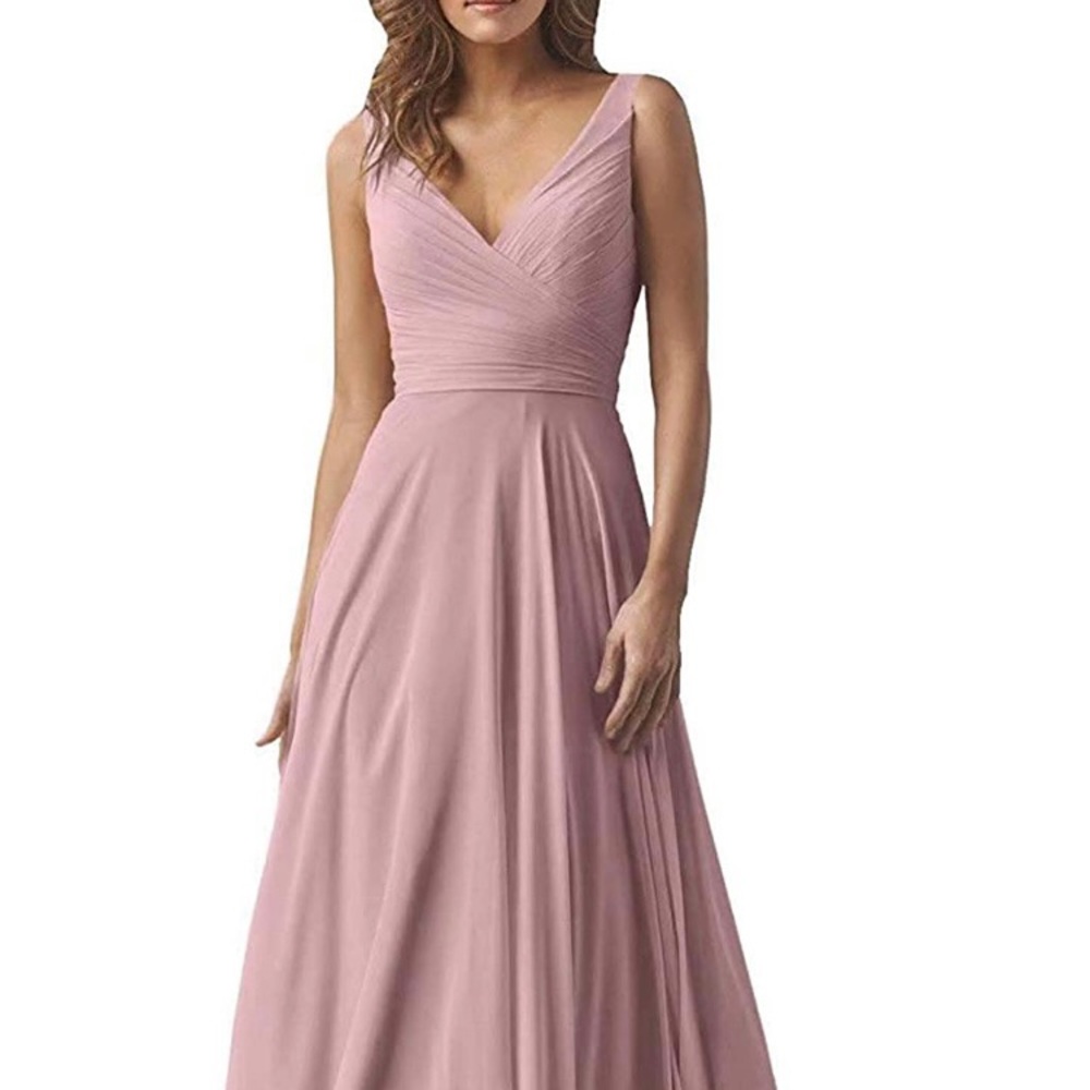 Dusty Rose bridesmaid dress